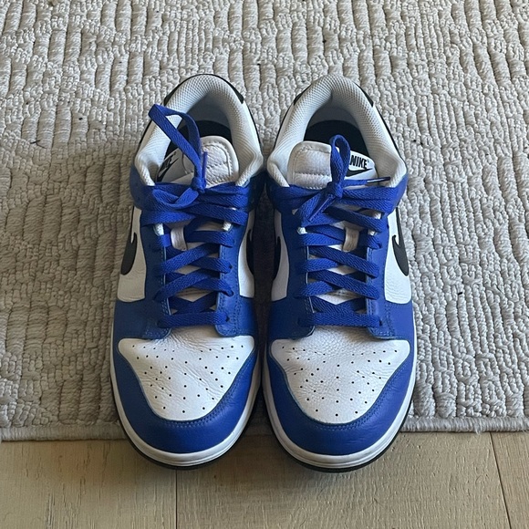 Nike Other - Nike dunks white and blue and black custom pair